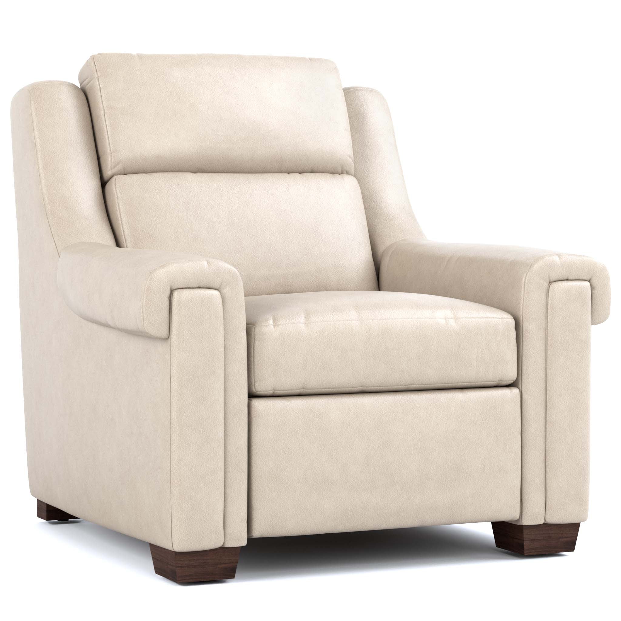 Sorrento Recliner Armchair, Slate Grey Classic Plush Fabric Only