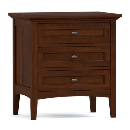 Revere Three-Drawer Nightstand