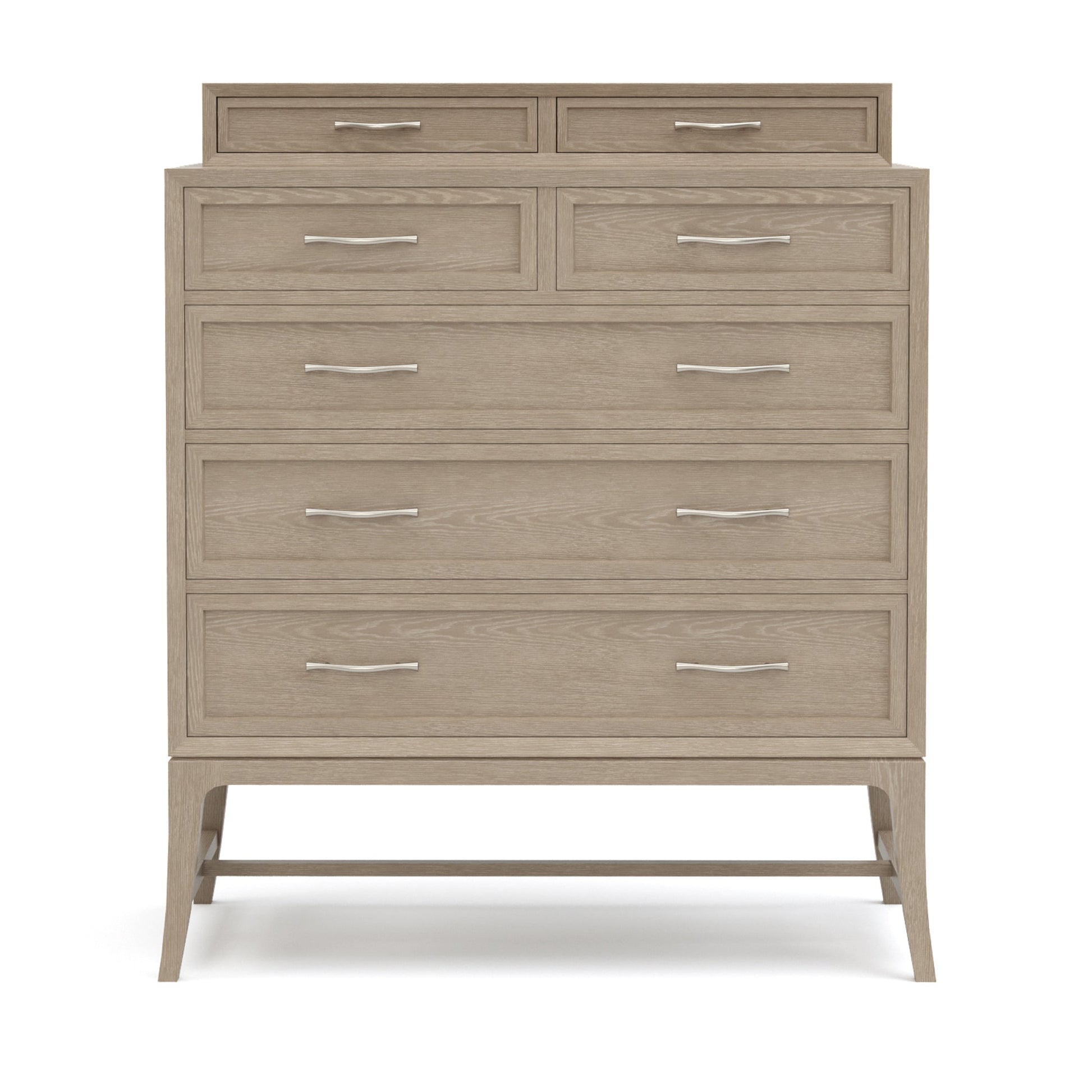 Maidstone Tall Chest with Gallery in 201 Sandbank finish