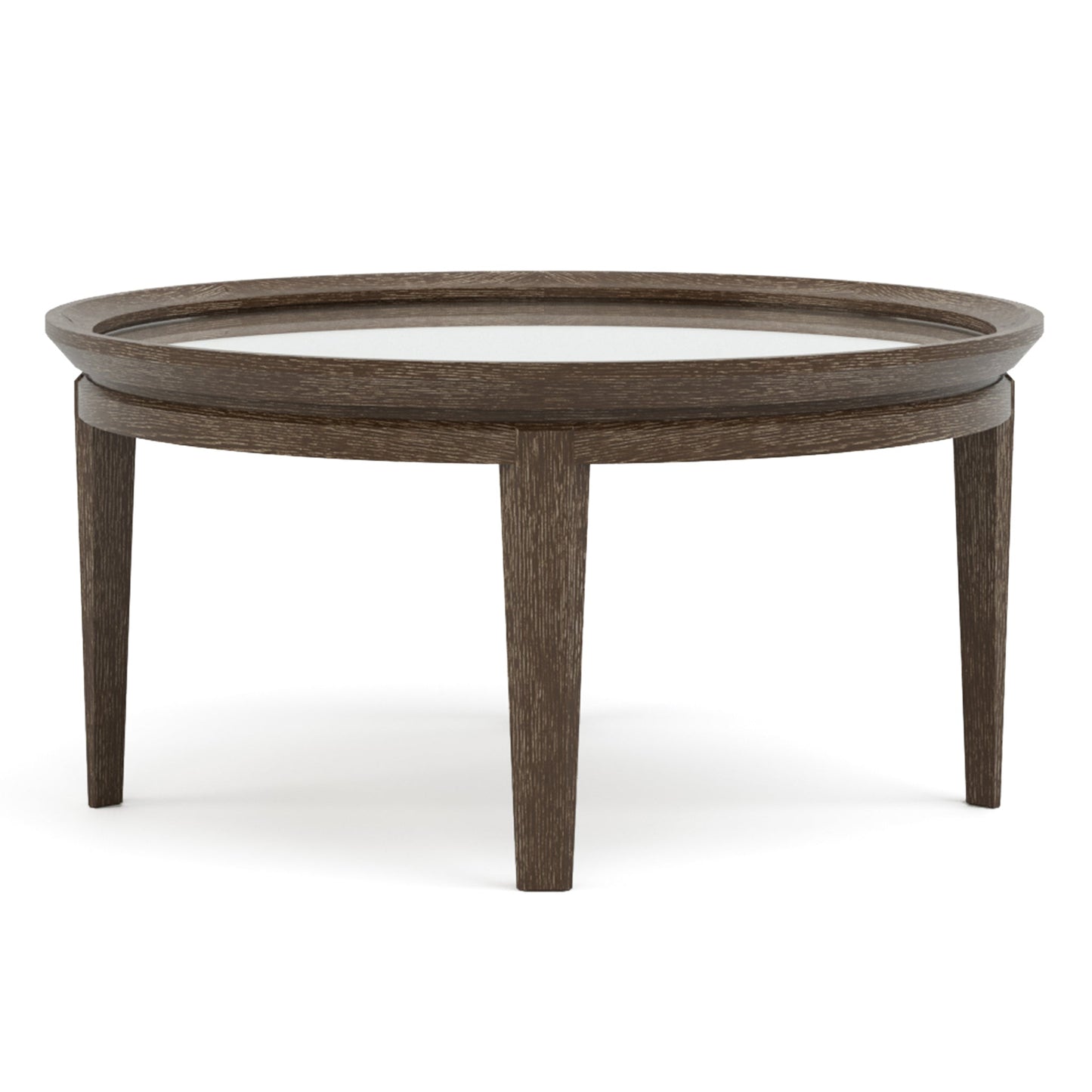 Maidstone 36-inch Round Cocktail Table with Jute in 202 Pier finish