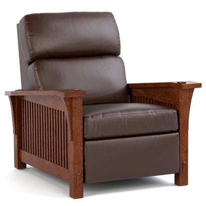 Spindle Morris Power Wall Recliner Colman Boot Leather 032 - Onondaga Finish