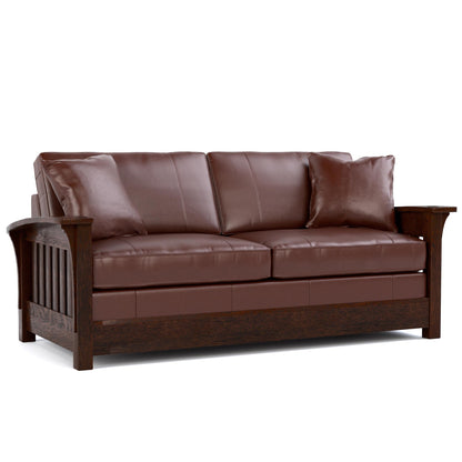 Orchard Street Sofa Bed Colman Sienna Leather 031 - Centennial Finish