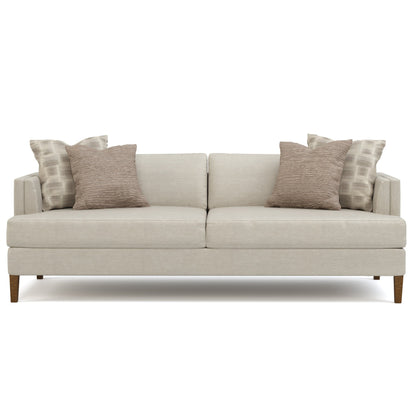 Surrey Hills Two-Seat Tuxedo-Arm Sofa in 507-Bay Brown