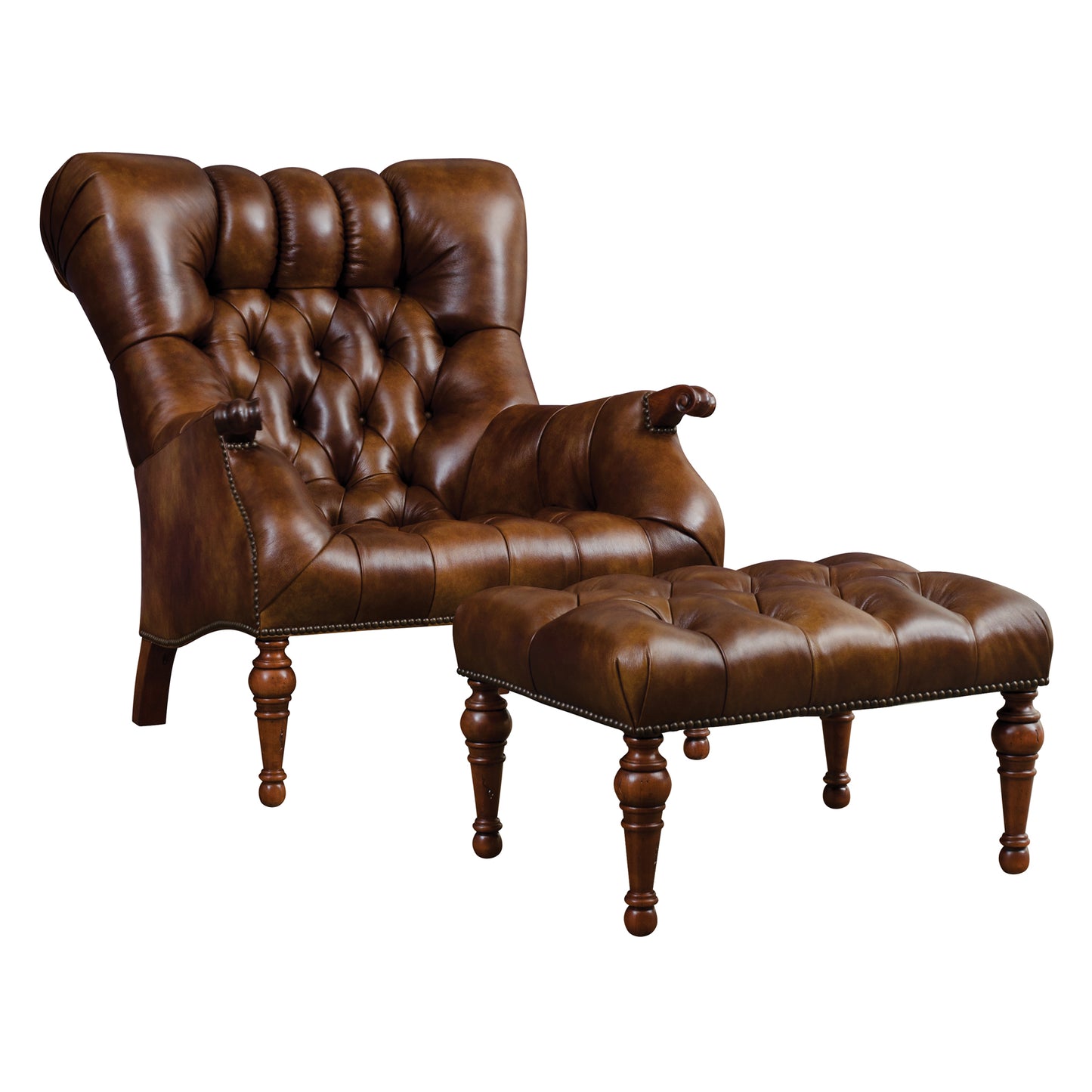 Leopold's Chair & Ottoman Set