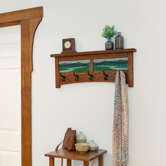 Tile Coat Rack