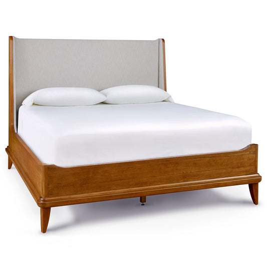 Martine Bed with Upholstered Headboard - Stickley Brand