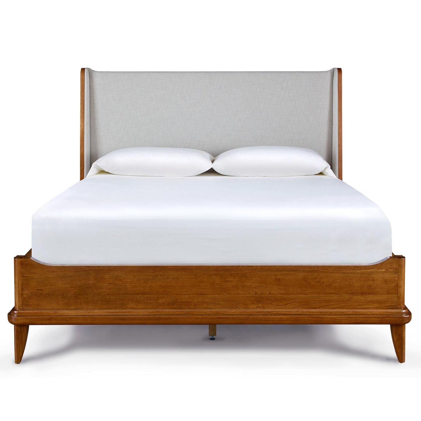 Martine Bed with Upholstered Headboard - Stickley Brand