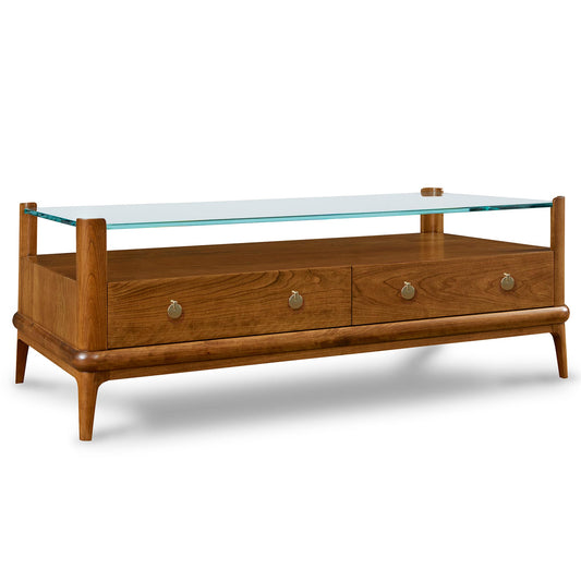 Martine Glass-Top Cocktail Table - Stickley Brand