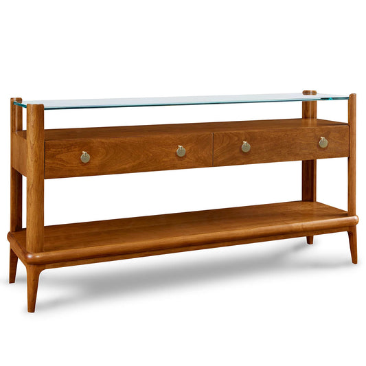 Martine Glass-Top Console Table - Stickley Brand