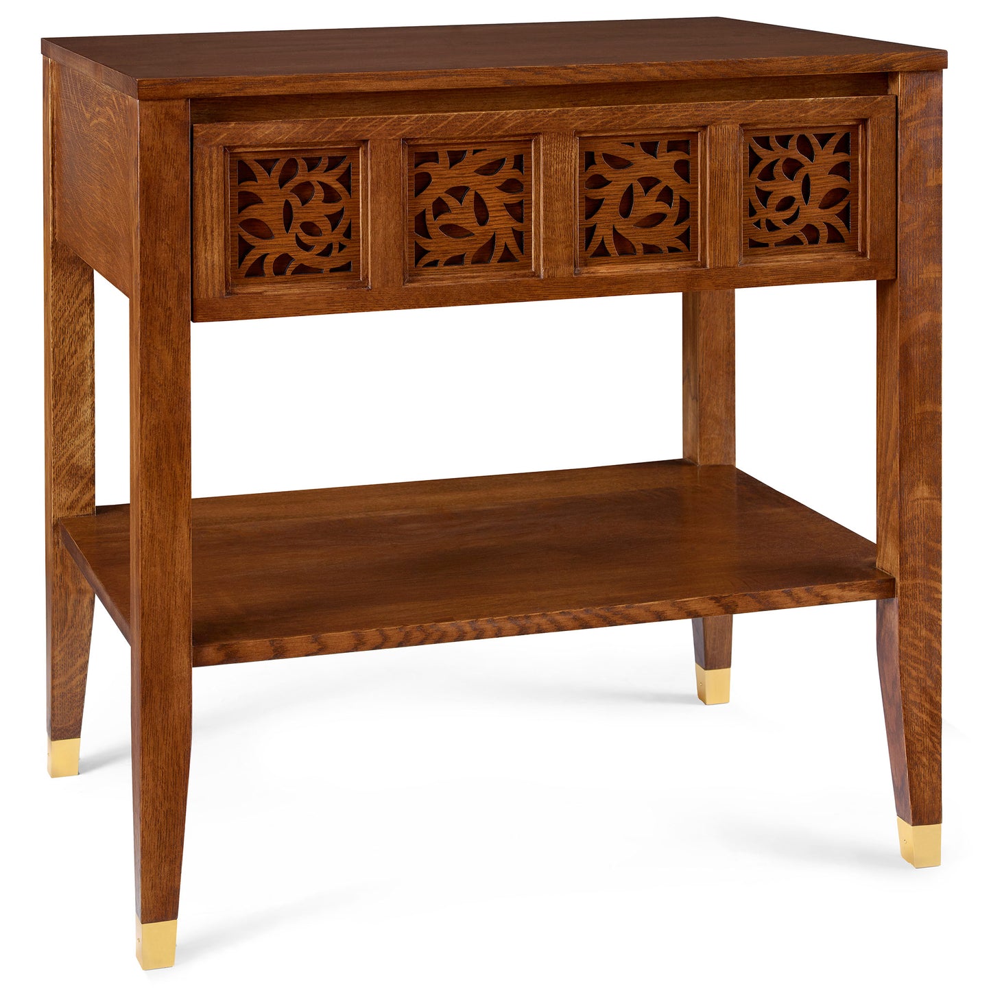 Surrey Hills Open Nightstand, Wood Top