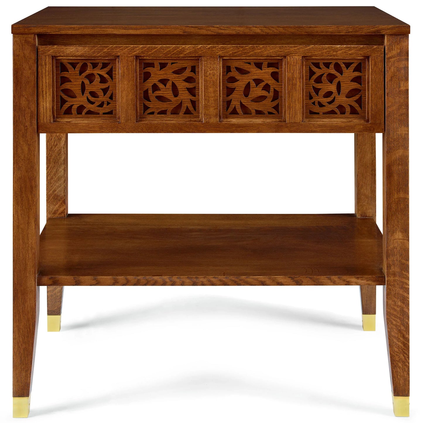 Surrey Hills Open Nightstand, Wood Top