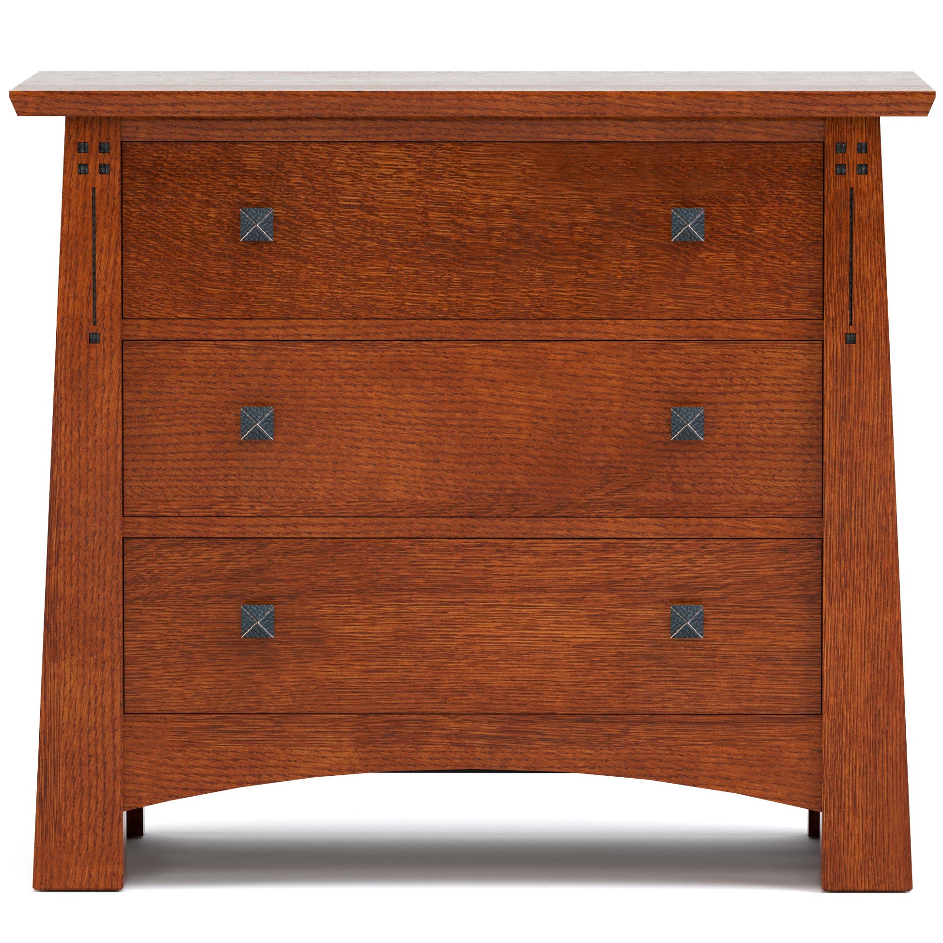 Highlands Three-Drawer Nightstand 032 - Onondaga Finish