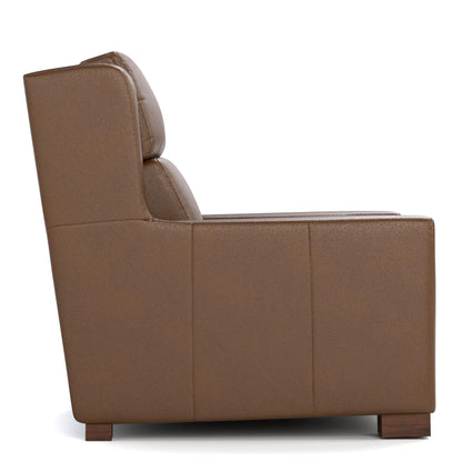 Woodlands Track Arm Wall Recliner Selvano Bark - Side