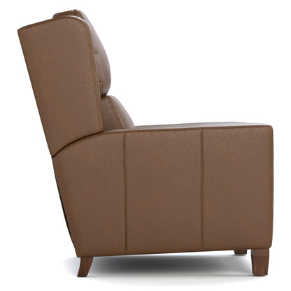 Woodlands Track Arm Power Recliner Selvano Bark - Side