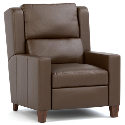 Woodlands Track Arm Power Recliner Selvano Chestnut Program