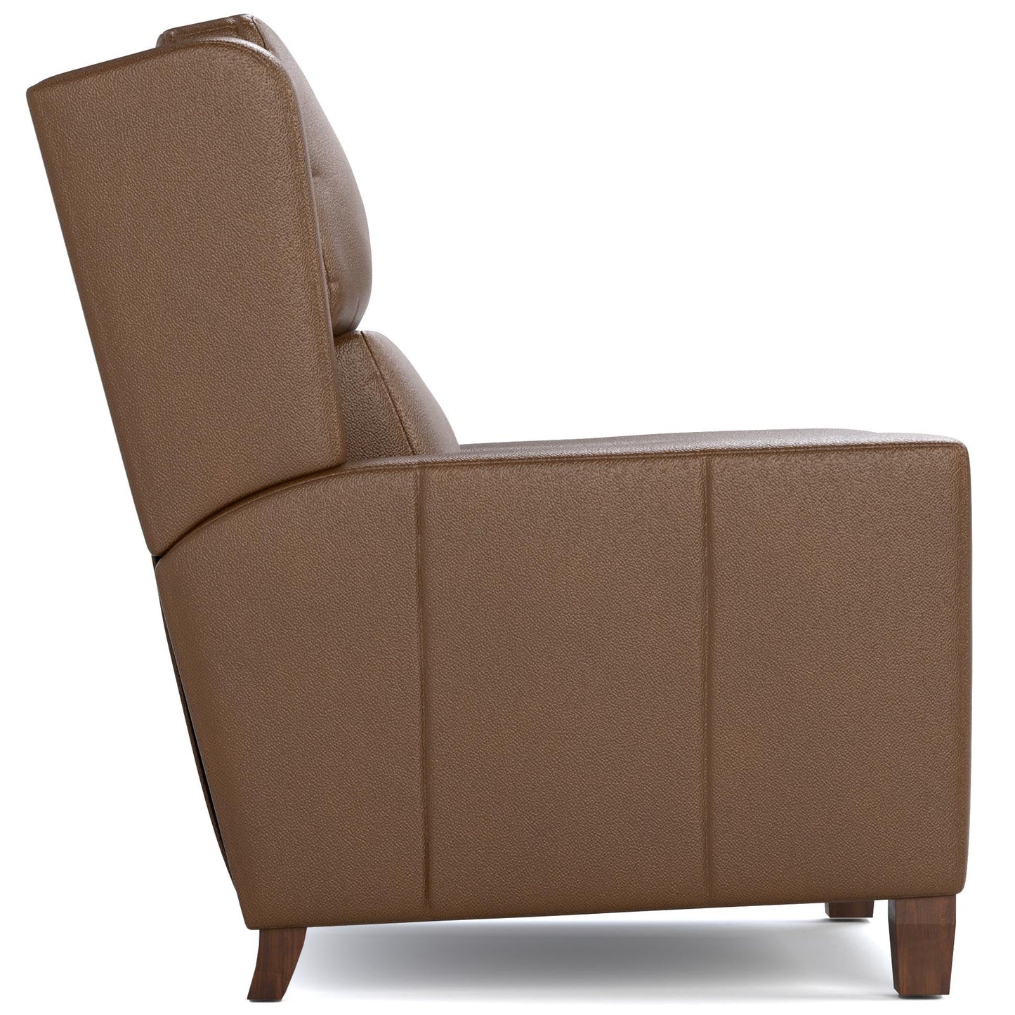 Woodlands Track Arm Manual Recliner Selvano Bark - Side