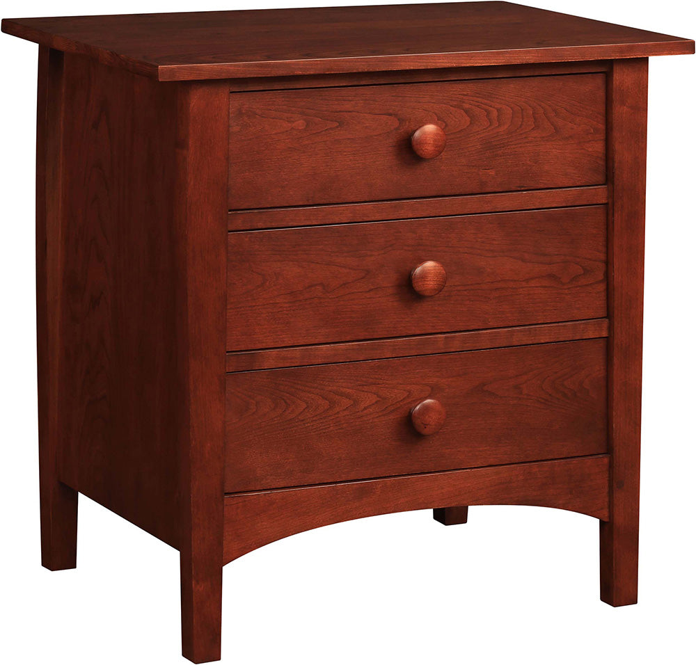 Harvey Ellis Three-Drawer Nightstand – Stickley Brand