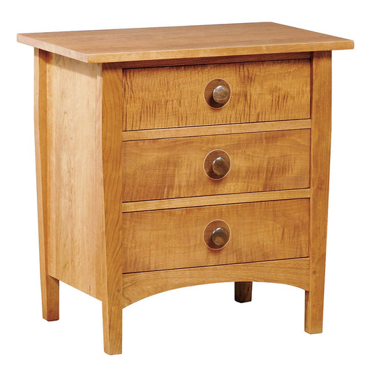 Harvey Ellis Three-Drawer Nightstand - Stickley Brand